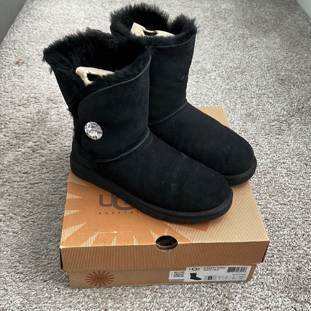 Woman’s Black Uggs